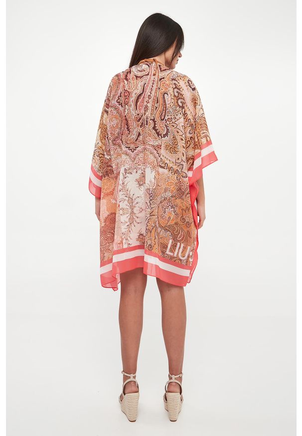 Liu Jo - Narzutka plażowa z wzorem paisley LIU JO. Okazja: na plażę. Wzór: paisley