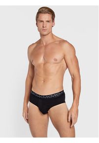 Michael Kors Komplet 3 par slipów 6BR1L10033 Czarny. Kolor: czarny. Materiał: bawełna #3