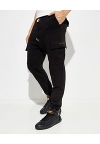 BUSCEMI - Czarne spodnie dresowe z bocznymi kieszeniami. Kolor: czarny. Materiał: dresówka