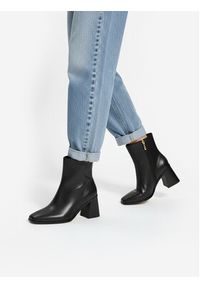 Nine West Botki CEO-MUNIRA-01 Czarny. Kolor: czarny. Materiał: materiał #6