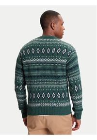 United Colors of Benetton - United Colors Of Benetton Sweter 1137K107V Zielony Regular Fit. Kolor: zielony. Materiał: wełna