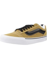 Vans - Kapcie VANS KNU SKOOL Jasnobrązowy. Kolor: brązowy, wielokolorowy, beżowy. Materiał: tkanina. Sport: turystyka piesza