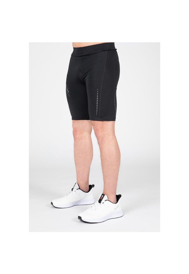 GORILLA WEAR - Cooper Męskie Krótkie rajstopy - Czarny. Kolor: czarny. Sport: fitness