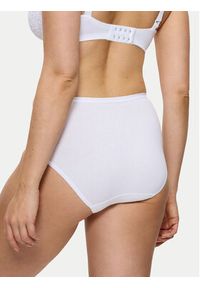 Triumph Figi klasyczne z wysokim stanem Sense Of Cotton 10224970 Biały. Stan: podwyższony. Kolor: biały. Materiał: bawełna