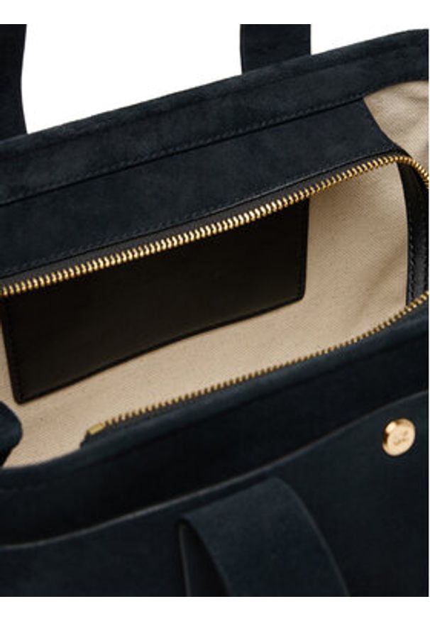 MICHAEL Michael Kors Torebka Romee 30F5G1ZS1S Czarny. Kolor: czarny. Materiał: skórzane, zamszowe