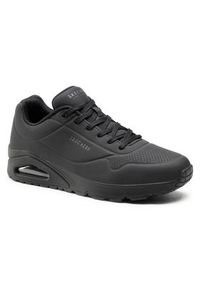 skechers - Skechers Sneakersy Uno-Stand On Air 52458/BBK Czarny. Kolor: czarny. Materiał: skóra #3