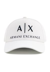 Armani Exchange Czapka z daszkiem 954039 CC513 00812 Biały. Kolor: biały. Materiał: materiał, bawełna #5