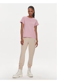 Pinko T-Shirt 100355 A1NW Różowy Regular Fit. Kolor: różowy. Materiał: bawełna #4