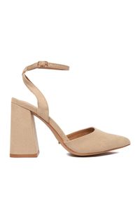 DeeZee Czółenka CEO-CD25-039-1 Beżowy. Kolor: beżowy. Materiał: materiał #1