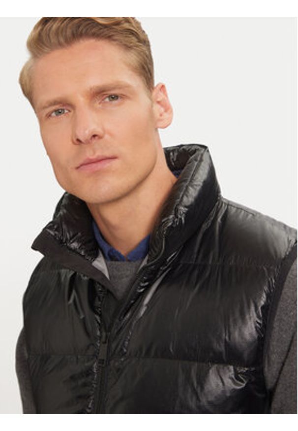 La Martina Bezrękawnik ZMO007 PA078 Czarny Regular Fit. Kolor: czarny. Materiał: syntetyk. Długość rękawa: bez rękawów