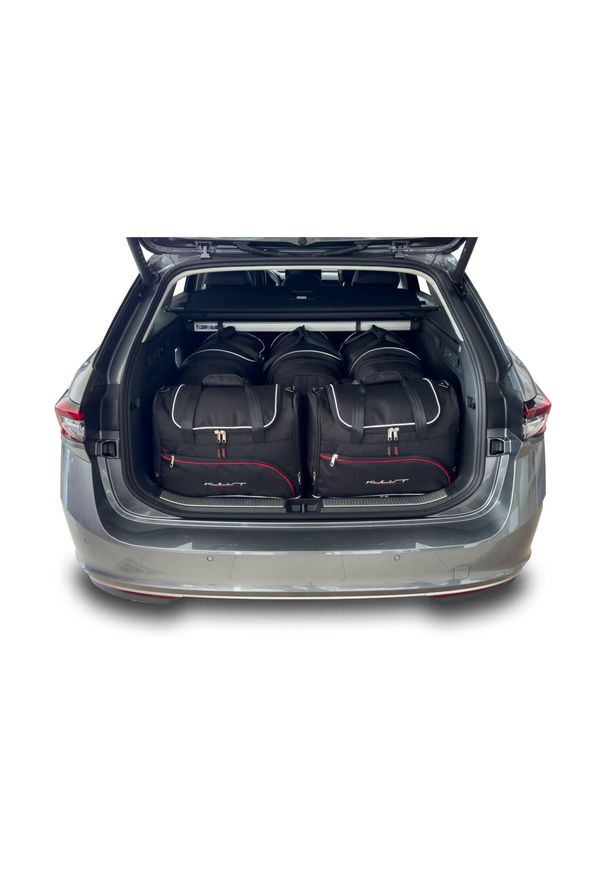 KJUST - Torby Do Bagażnika Skoda Superb Kombi Phev 2019-2023 5Szt Kjust. Kolor: czarny. Styl: sportowy