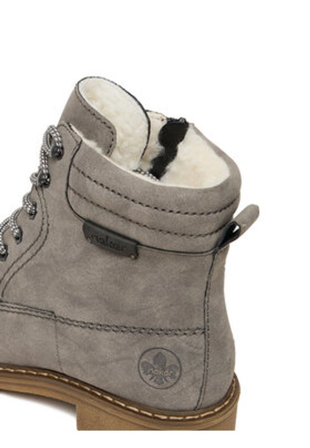 Rieker Trzewiki CEO-Y9125-40 Szary. Kolor: szary. Materiał: materiał