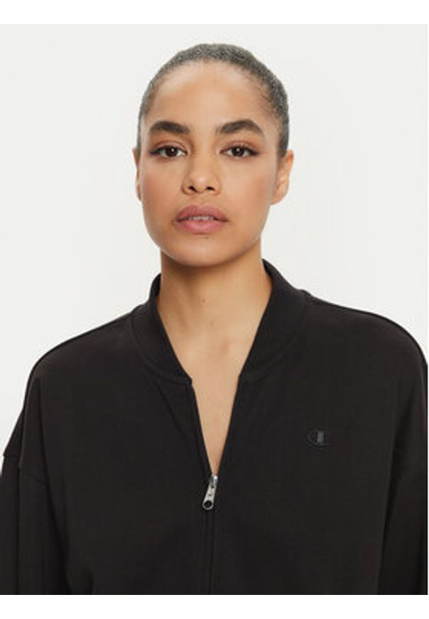 Champion Bluza 117542 Czarny Loose Fit. Kolor: czarny. Materiał: syntetyk