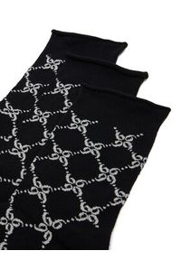 Nine West Skarpety długie CEO_BR_NW_Silver_01_Z_AW25 (3 PACK) Czarny. Kolor: czarny. Materiał: wiskoza #4