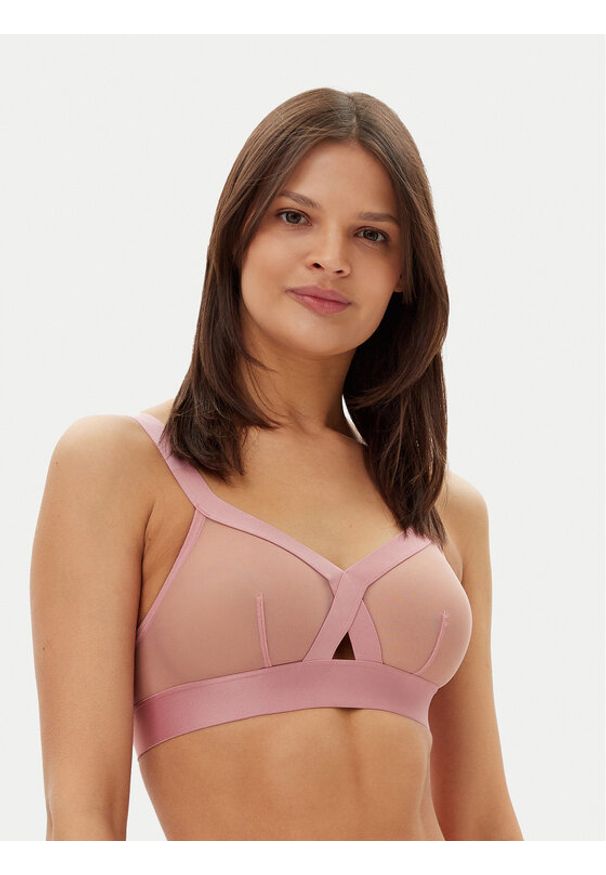 DKNY Biustonosz bezfiszbinowy DK4084 Fioletowy. Kolor: fioletowy. Materiał: syntetyk