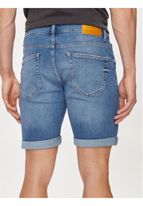 Only & Sons Szorty jeansowe Ply 22028772 Niebieski Slim Fit. Kolor: niebieski. Materiał: bawełna, jeans
