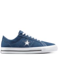 Buty sportowe Converse One Star Pro. Kolor: niebieski. Materiał: zamsz, materiał. Sport: fitness #1