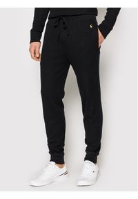 Polo Ralph Lauren Spodnie dresowe 714830285007 Czarny Regular Fit. Kolor: czarny. Materiał: dresówka, syntetyk #1