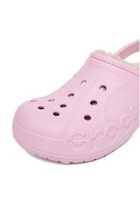 Crocs Klapki C-BAYA LINED CLOG 205969-6GD Różowy. Kolor: różowy #5