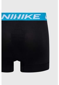 Nike bokserki 3-pack męskie kolor czarny. Kolor: czarny. Materiał: tkanina, skóra, włókno #5