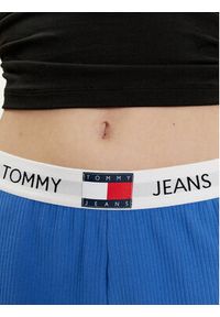 Tommy Jeans Spodnie dresowe UW0UW05154 Niebieski Regular Fit. Kolor: niebieski. Materiał: bawełna