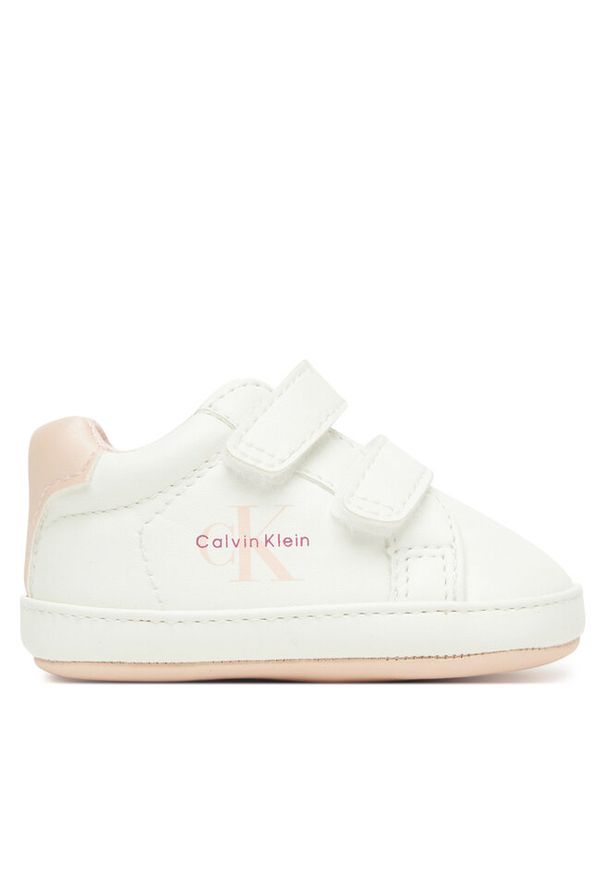 Sneakersy Calvin Klein. Kolor: biały