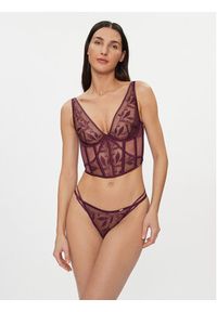 Hunkemöller Stringi Domenica Hl String Tr 203484 Fioletowy. Kolor: fioletowy. Materiał: syntetyk #4