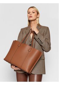 Tory Burch Torebka Perry Triple - Compartment Tote 8192 Brązowy. Kolor: brązowy. Materiał: skórzane #4