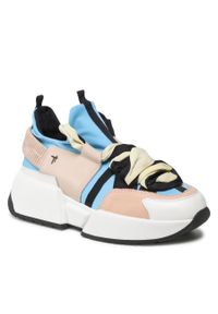 Sneakersy Togoshi F922-85-11 Mix. Kolor: beżowy. Materiał: materiał #1
