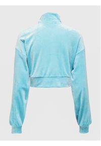 only - ONLY Bluza Onlrebel New L/S Cropped Highneck Swt 15310718 Błękitny Regular Fit. Kolor: niebieski. Materiał: syntetyk #7