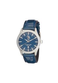 U.S. Polo Assn. Zegarek Yale USP7371BL Niebieski. Kolor: niebieski. Materiał: skóra #1