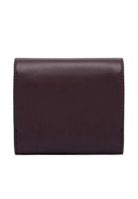 Calvin Klein Portfel Bold Ck Medium Bifold LV04F1156G Bordowy. Kolor: czerwony. Materiał: skóra #3