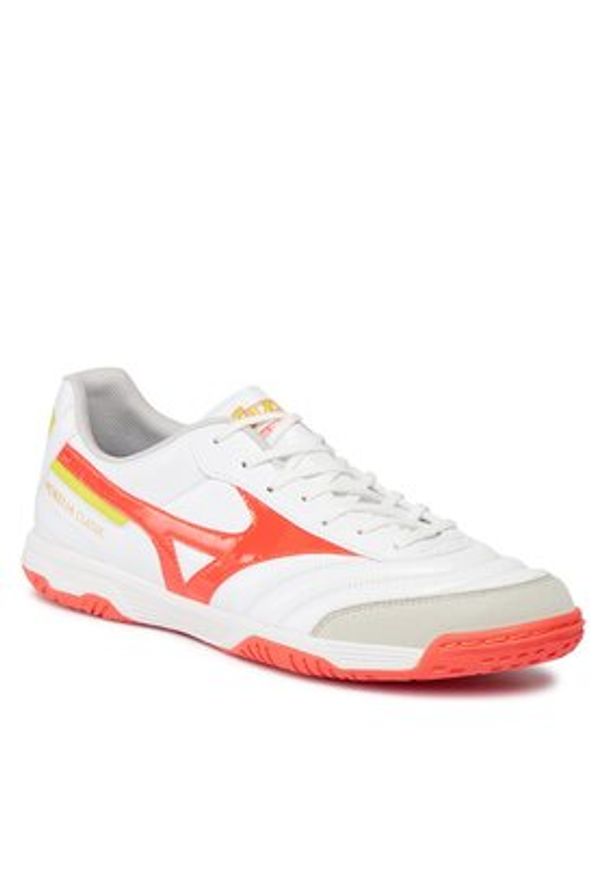 Mizuno Buty do piłki nożnej Morelia Sala Classic In Q1GA2302 Biały. Kolor: biały. Materiał: skóra