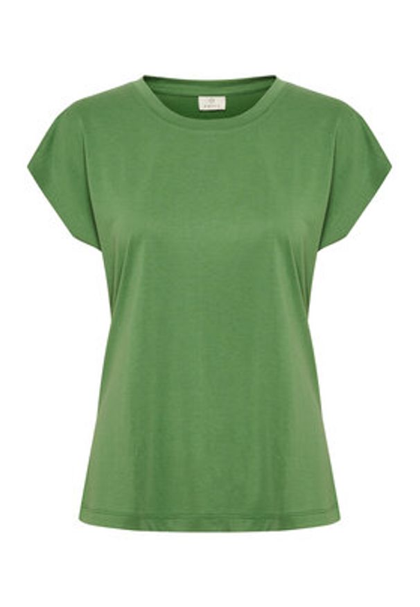 Kaffe T-Shirt Kalise Marie 10506680 Zielony Regular Fit. Kolor: zielony. Materiał: syntetyk