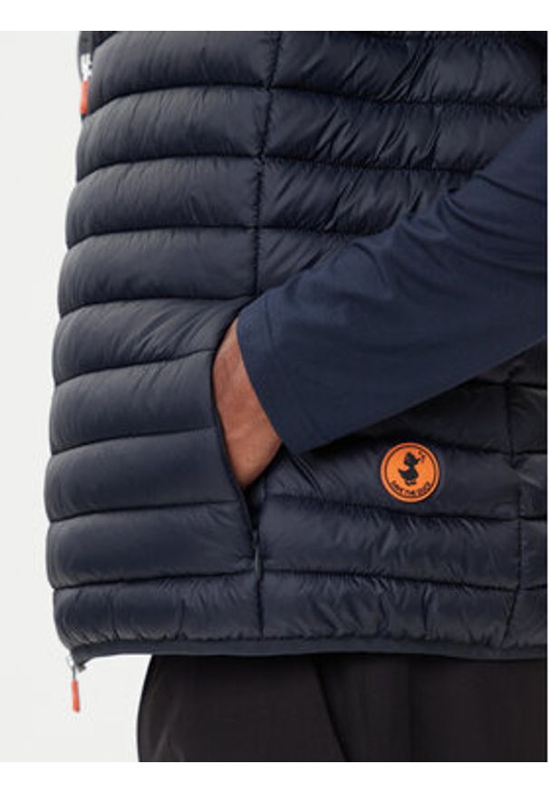 Save The Duck Kamizelka D82410M GIGA21 Granatowy Regular Fit. Kolor: niebieski. Materiał: syntetyk