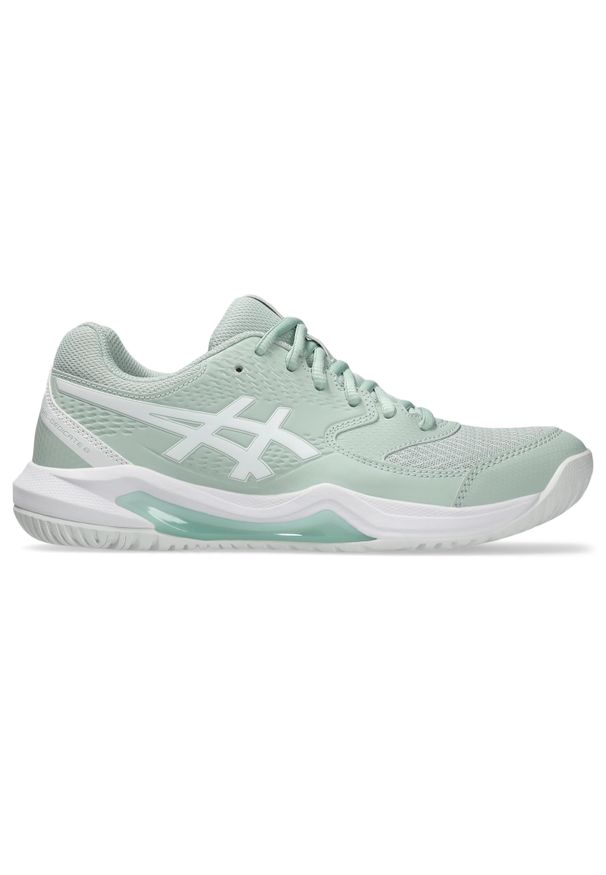 Damskie buty do tenisa Asics Gel-Dedicate 8. Kolor: szary, biały, wielokolorowy. Sport: tenis