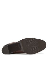 Max Mara Botki Midiboot80 25247960726 Brązowy. Kolor: brązowy. Materiał: skóra