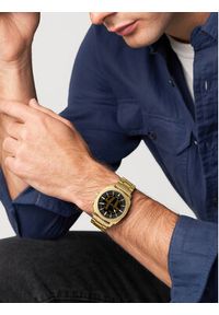 Fossil Zegarek Machine Big Tic FS6157 Złoty. Kolor: złoty #5