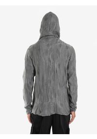 La Haine Inside Us Sweter Full Zip | LM244 | Mężczyzna | Szary. Okazja: na co dzień. Typ kołnierza: kaptur. Kolor: szary. Materiał: bawełna, poliester. Wzór: aplikacja, jednolity. Styl: sportowy, elegancki, casual #3