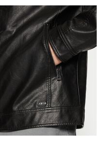 Guess Kurtka z imitacji skóry M5RL00 WGU60 Czarny Regular Fit. Kolor: czarny. Materiał: skóra #3