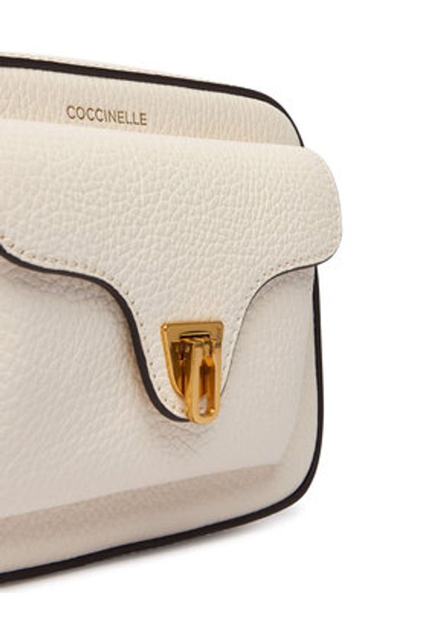 Coccinelle Torebka MF6 Coccinelle Beat Soft E1 MF6 55 04 01 Écru. Materiał: skórzane