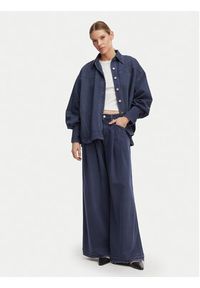 BOSS Koszula jeansowa 50552520 Szary Oversize. Kolor: szary. Materiał: bawełna #2