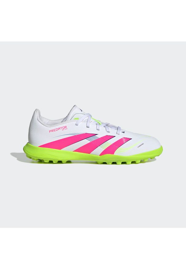 Adidas - Buty Predator League TF Kids. Kolor: różowy, biały, wielokolorowy, żółty. Materiał: materiał. Sport: piłka nożna