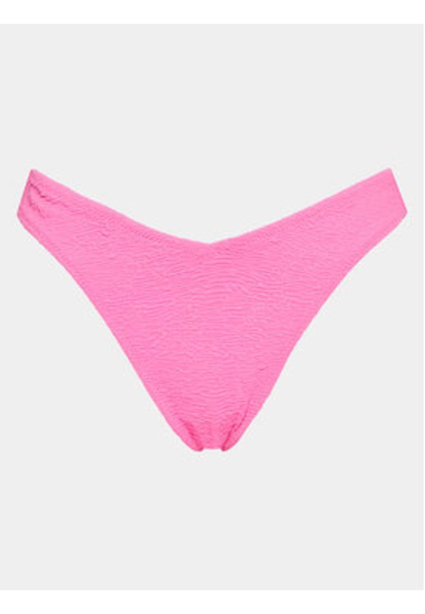 Calvin Klein Swimwear Dół od bikini KW0KW02399 Różowy. Kolor: różowy. Materiał: syntetyk