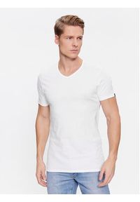 Puma Komplet 2 t-shirtów Basic 935017 Biały Regular Fit. Kolor: biały. Materiał: bawełna #4