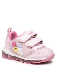 Sneakersy Geox B Todo G.A B3585A 0E4NF C8004 Pink. Kolor: różowy. Materiał: materiał