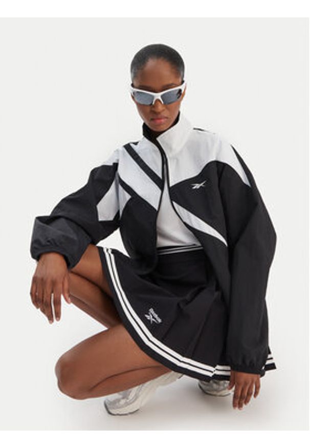 Reebok Spódnica mini Marta RK25491CCW Czarny Regular Fit. Kolor: czarny. Materiał: syntetyk