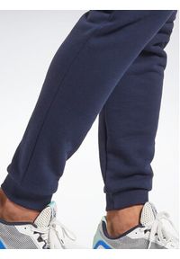 Reebok Spodnie dresowe Identity H49681 Granatowy Regular Fit. Kolor: niebieski. Materiał: bawełna #3