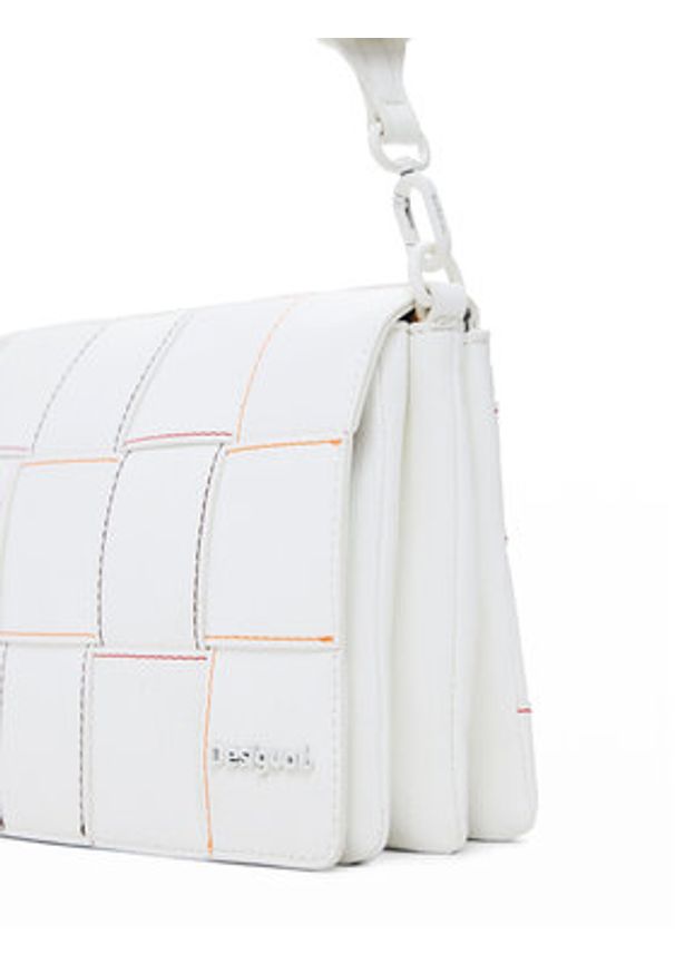 Desigual Torebka Yoko Blacno 25SAXPAQ Biały. Kolor: biały. Materiał: skórzane