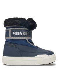 Śniegowce Moon Boot. Kolor: niebieski